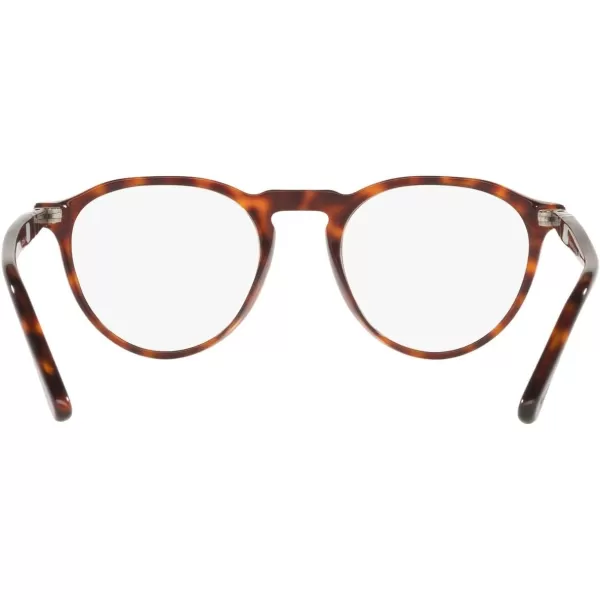 Persol Mens Po3286v Round Prescription Eyewear FramesHavanaDemo Lens