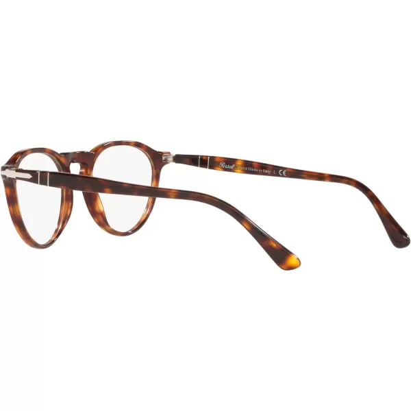 Persol Mens Po3286v Round Prescription Eyewear FramesHavanaDemo Lens