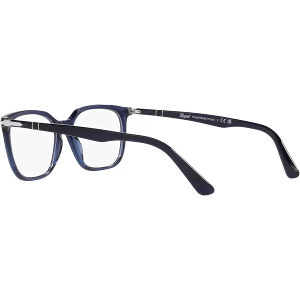 Persol Mens Po3298v Rectangular Prescription Eyewear FramesCobaltoDemo Lens