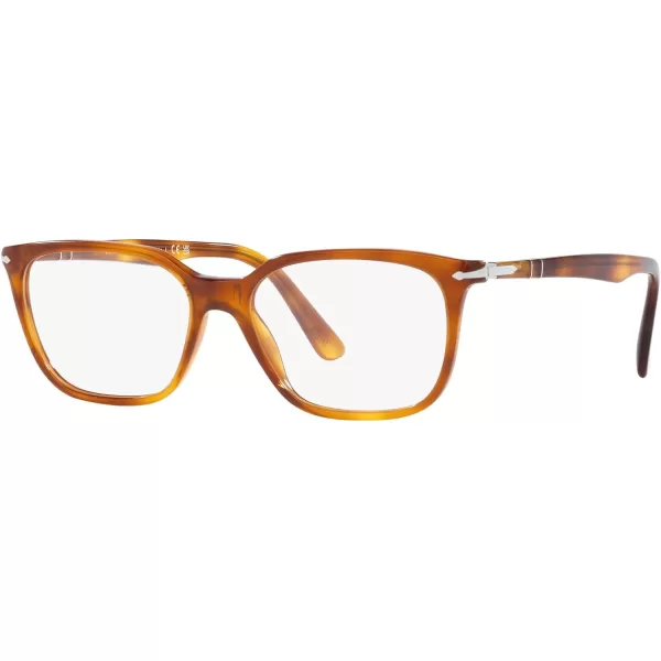 Persol Mens Po3298v Rectangular Prescription Eyewear FramesTerra Di SienaDemo Lens