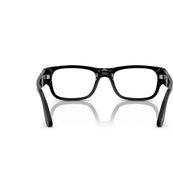 Persol Mens Po3324v Square Prescription Eyewear FramesBlackDemo Lens