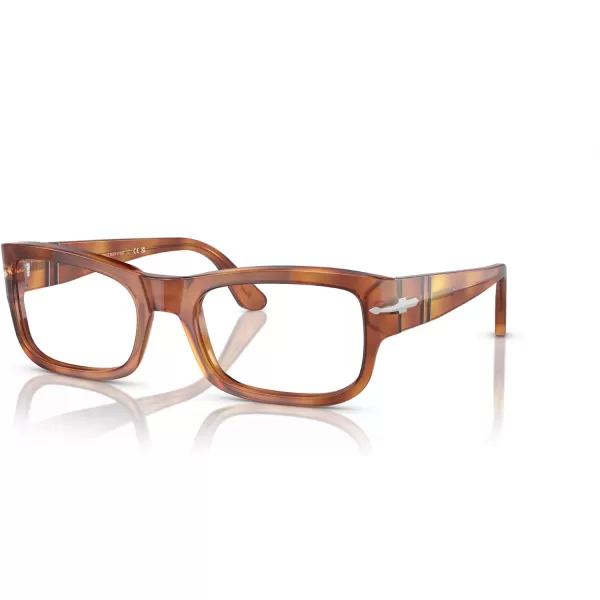 Persol Mens Po3326s Square SunglassesTerra Di SienaTransitions Clear to Brown