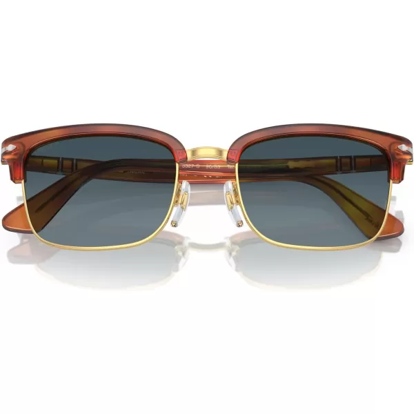 Persol Mens Po3327s Rectangular SunglassesTerra Di Siena