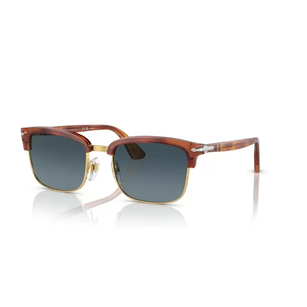 Persol Mens Po3327s Rectangular SunglassesTerra Di Siena