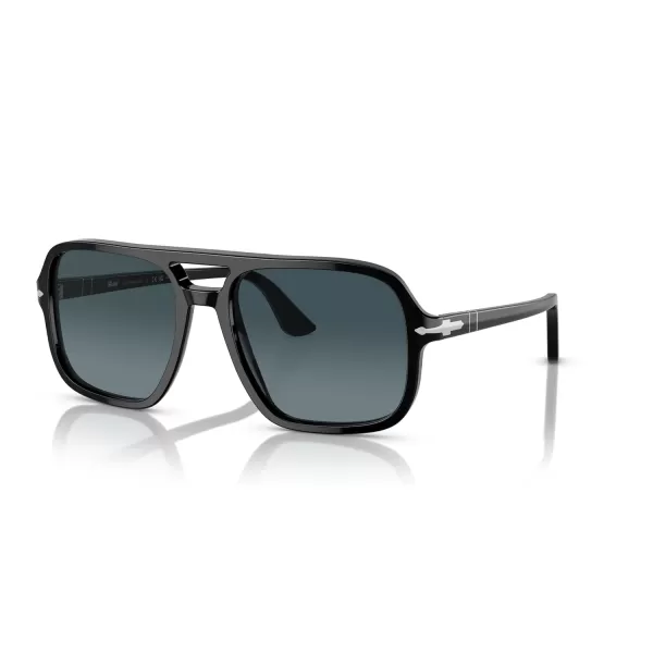 Persol Mens Po3328s Aviator SunglassesBlack