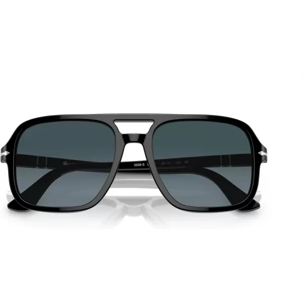 Persol Mens Po3328s Aviator SunglassesBlack