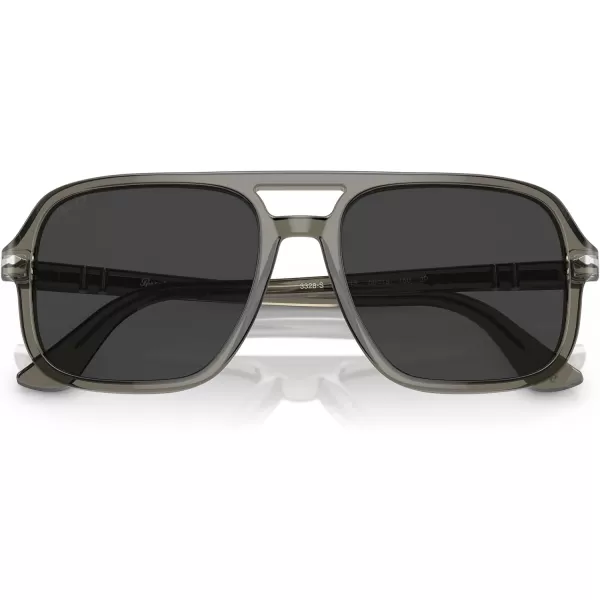 Persol Mens Po3328s Aviator SunglassesSmoke