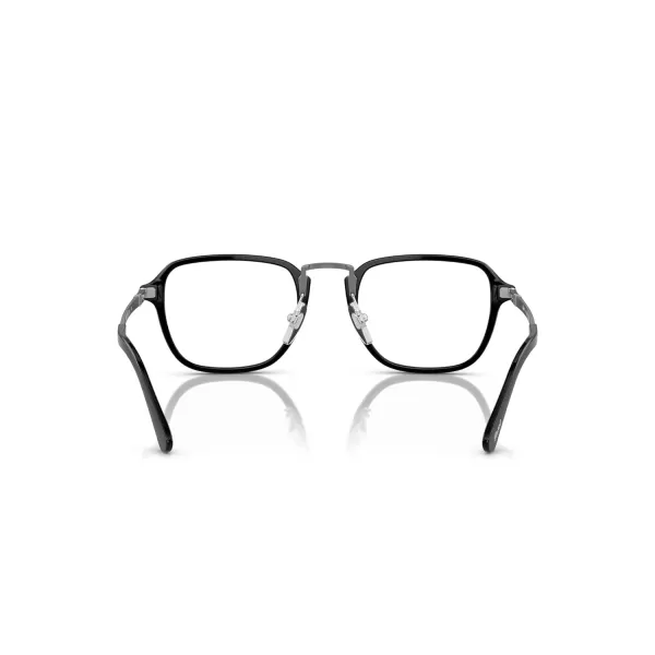 Persol Mens Po3331v Rectangular Prescription Eyewear FramesBlackDemo Lens