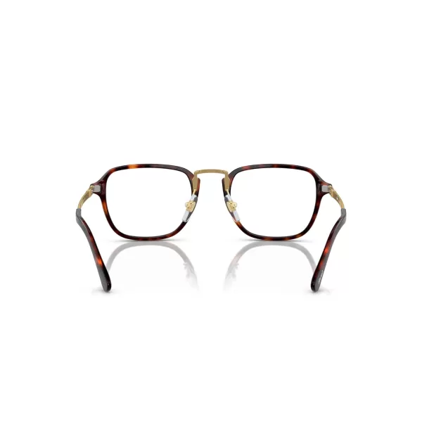 Persol Mens Po3331v Rectangular Prescription Eyewear FramesHavanaDemo Lens