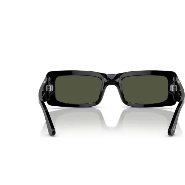 Persol Mens Po3332s Francis Rectangular SunglassesBlack