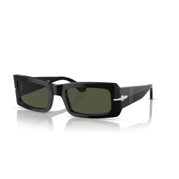 Persol Mens Po3332s Francis Rectangular SunglassesBlack