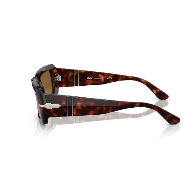 Persol Mens Po3332s Francis Rectangular SunglassesHavana