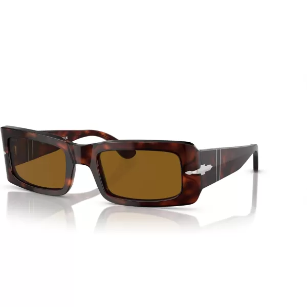 Persol Mens Po3332s Francis Rectangular SunglassesHavana