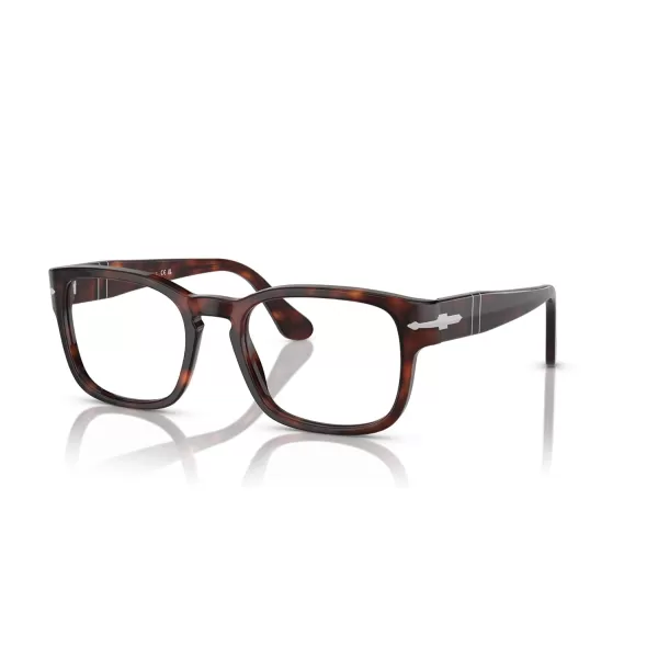 Persol Mens Po3334v Round Prescription Eyewear FramesHavanaDemo Lens