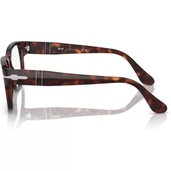 Persol Mens Po3334v Round Prescription Eyewear FramesHavanaDemo Lens