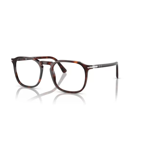 Persol Mens Po3337v Round Prescription Eyewear FramesHavanaDemo Lens