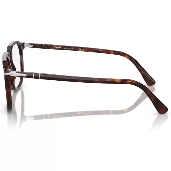 Persol Mens Po3337v Round Prescription Eyewear FramesHavanaDemo Lens