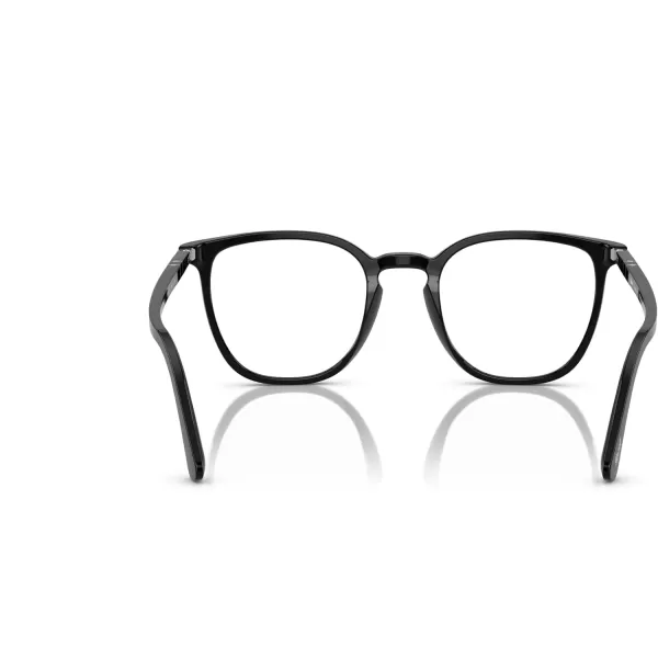 Persol Mens Po3338v Round Prescription Eyewear FramesBlackDemo Lens