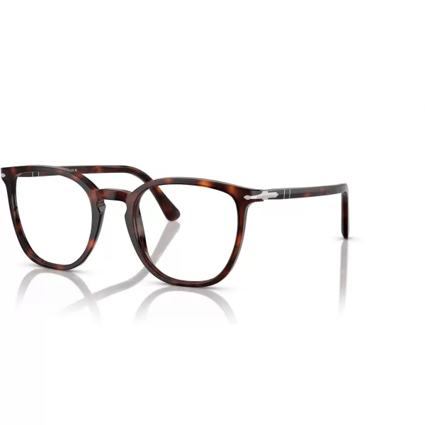 Persol Mens Po3338v Round Prescription Eyewear FramesHavanaDemo Lens