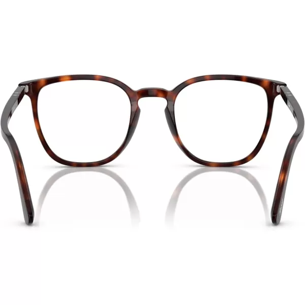 Persol Mens Po3338v Round Prescription Eyewear FramesHavanaDemo Lens