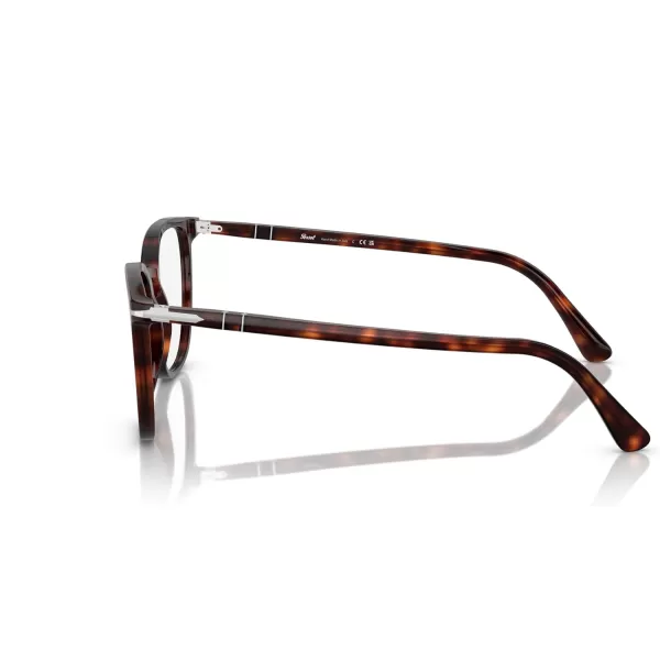 Persol Mens Po3338v Round Prescription Eyewear FramesHavanaDemo Lens