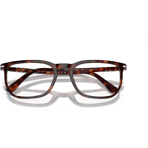 Persol Mens Po3339v Round Prescription Eyewear FramesHavanaDemo Lens