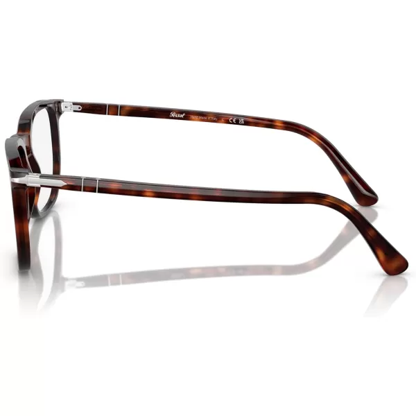 Persol Mens Po3339v Round Prescription Eyewear FramesHavanaDemo Lens