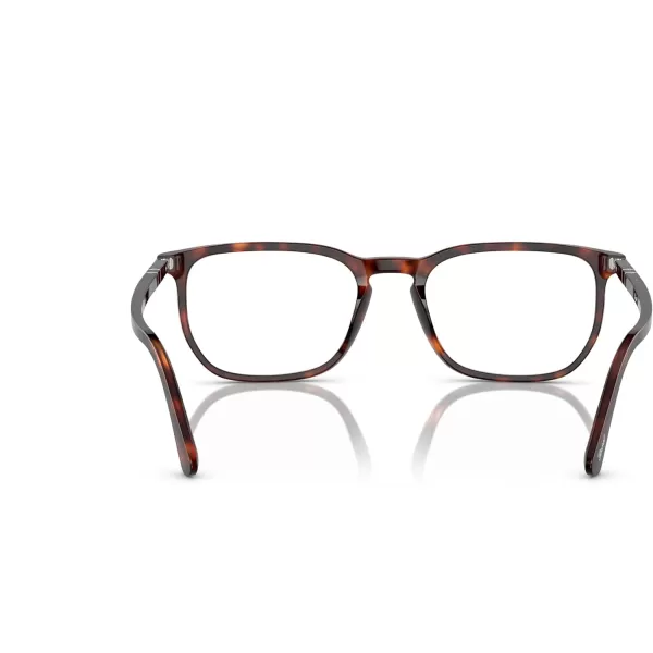 Persol Mens Po3339v Round Prescription Eyewear FramesHavanaDemo Lens