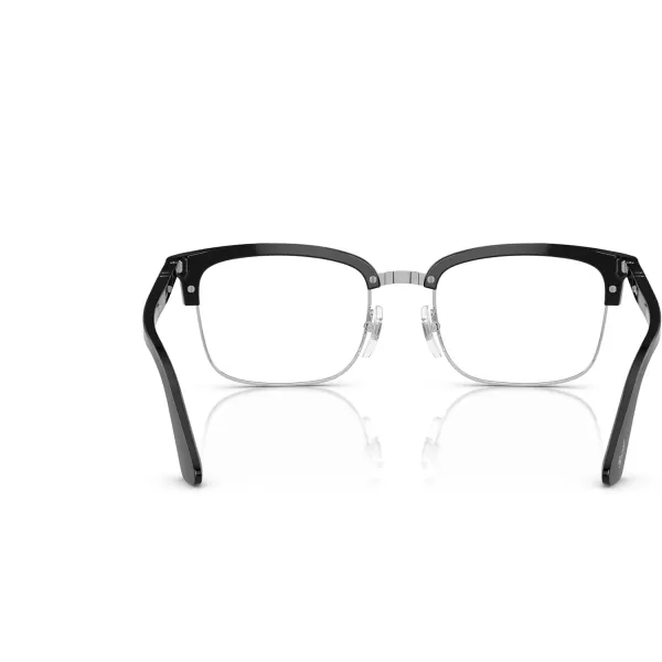 Persol Mens Po3340v Lina Rectangular Prescription Eyewear FramesBlackDemo Lens