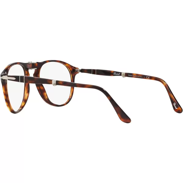 Persol Mens Po9714vm Aviator Prescription Eyewear FramesHavanaDemo Lens