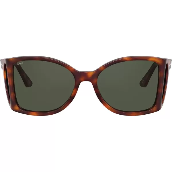 Persol PO0005 Square SunglassesHavanaGreen