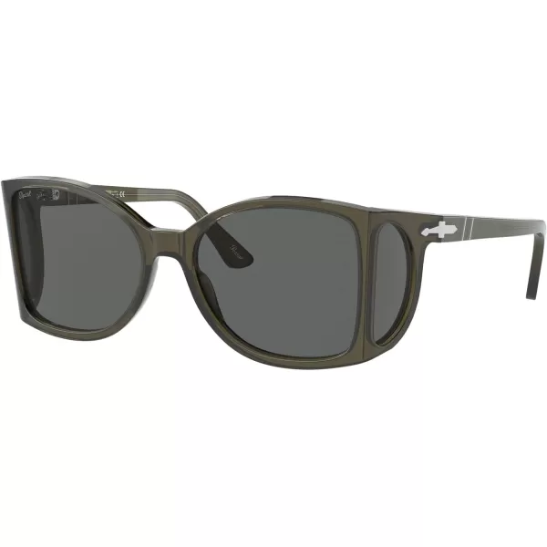 Persol PO0005 Square SunglassesOpal SmokeDark Grey