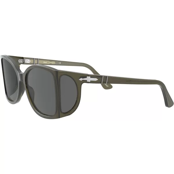 Persol PO0005 Square SunglassesOpal SmokeDark Grey