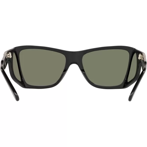 Persol PO0009 Square SunglassesBlackGreen