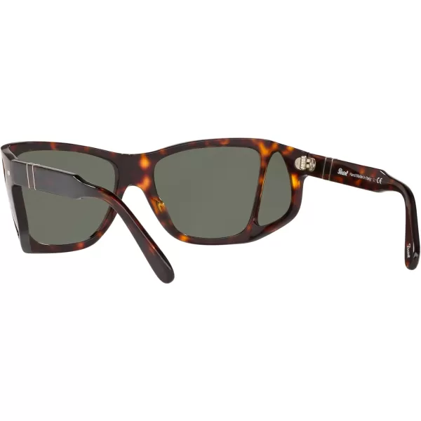 Persol PO0009 Square SunglassesHavanaGreen