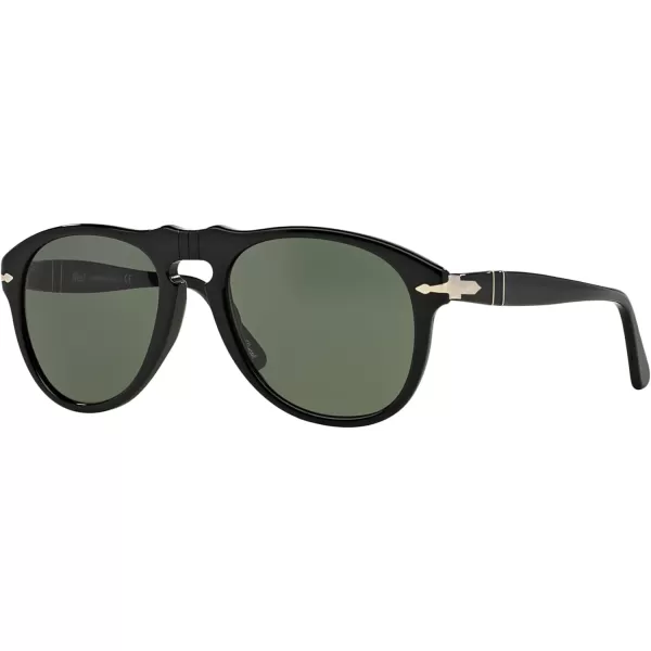 Persol PO0649 Aviator SunglassesBlackGreen