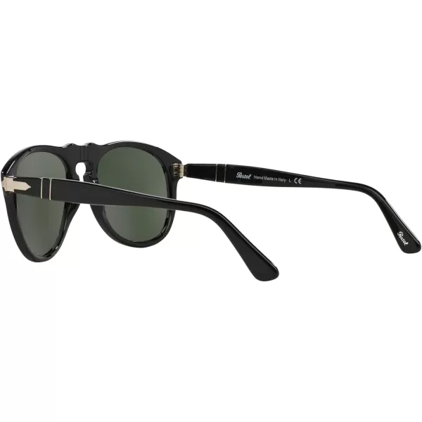 Persol PO0649 Aviator SunglassesBlackGreen