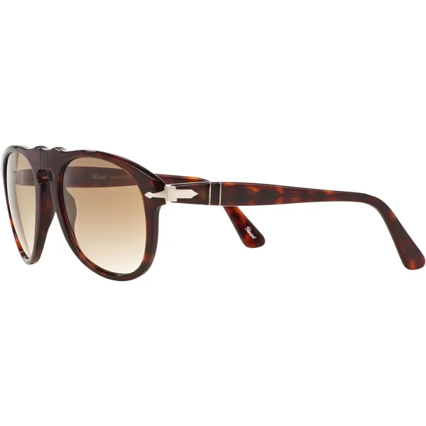 Persol PO0649 Aviator SunglassesHavanaBrown Gradient