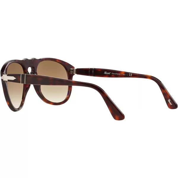 Persol PO0649 Aviator SunglassesHavanaBrown Gradient