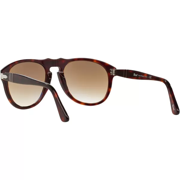 Persol PO0649 Aviator SunglassesHavanaBrown Gradient