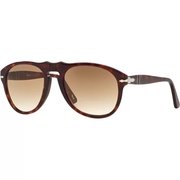 Persol PO0649 Aviator SunglassesHavanaBrown Gradient