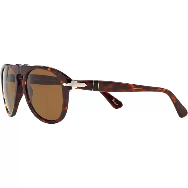 Persol PO0649 Aviator SunglassesHavanaBrown Polarized