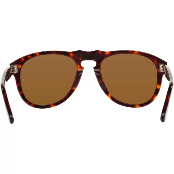 Persol PO0649 Aviator SunglassesHavanaBrown Polarized