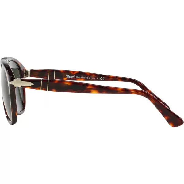 Persol PO0649 Aviator SunglassesHavanaGreen