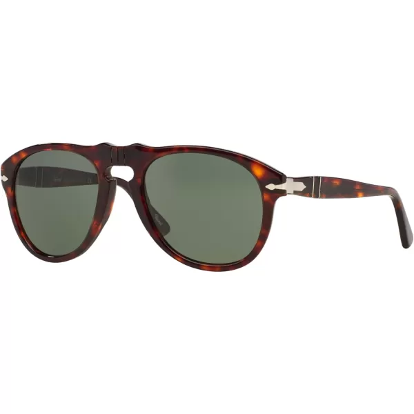 Persol PO0649 Aviator SunglassesHavanaGreen