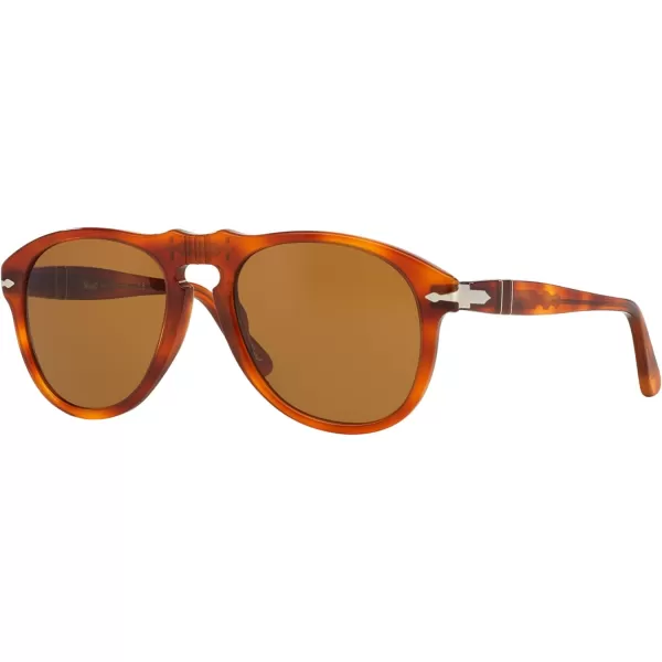 Persol PO0649 Aviator SunglassesLight HavanaBrown