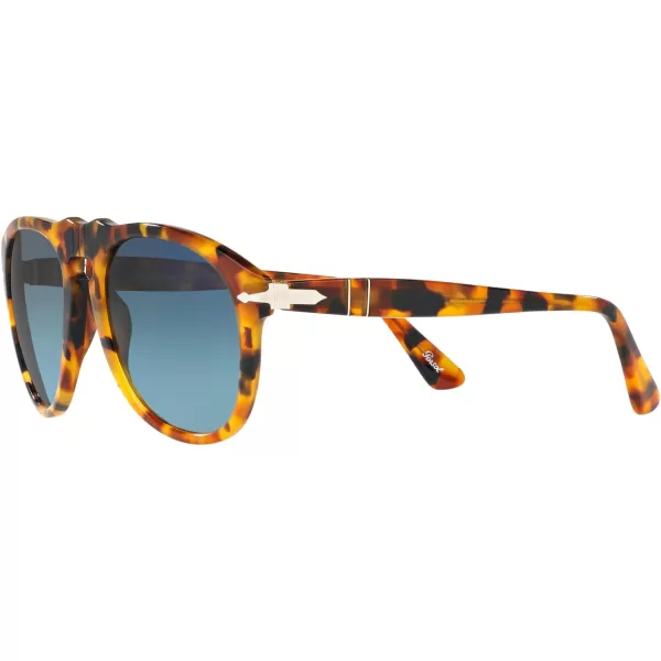 Persol PO0649 Aviator SunglassesMadreterraBlue Gradient Polarized