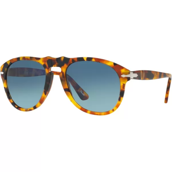 Persol PO0649 Aviator SunglassesMadreterraBlue Gradient Polarized