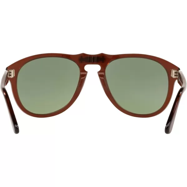 Persol PO0649 Aviator SunglassesOpal BrownGreen Gradient