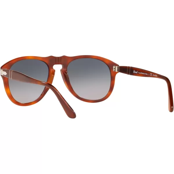 Persol PO0649 Aviator SunglassesTerra Di SienaGrey Gradient Polarized